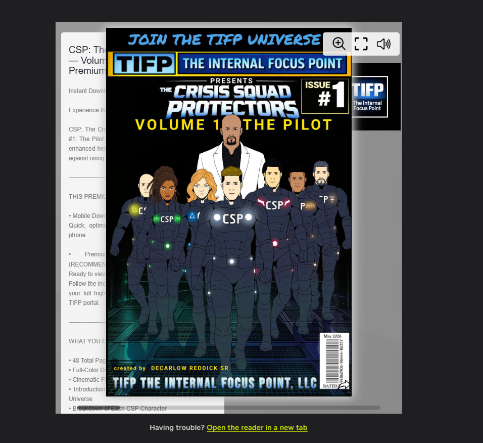 1.CSP The Crisis Squad Protectors V 1 Issue #1 The Pilot (ALL IN ONE PACKAGE )