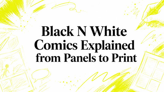 Black N White Comics Explained from Panels to Print